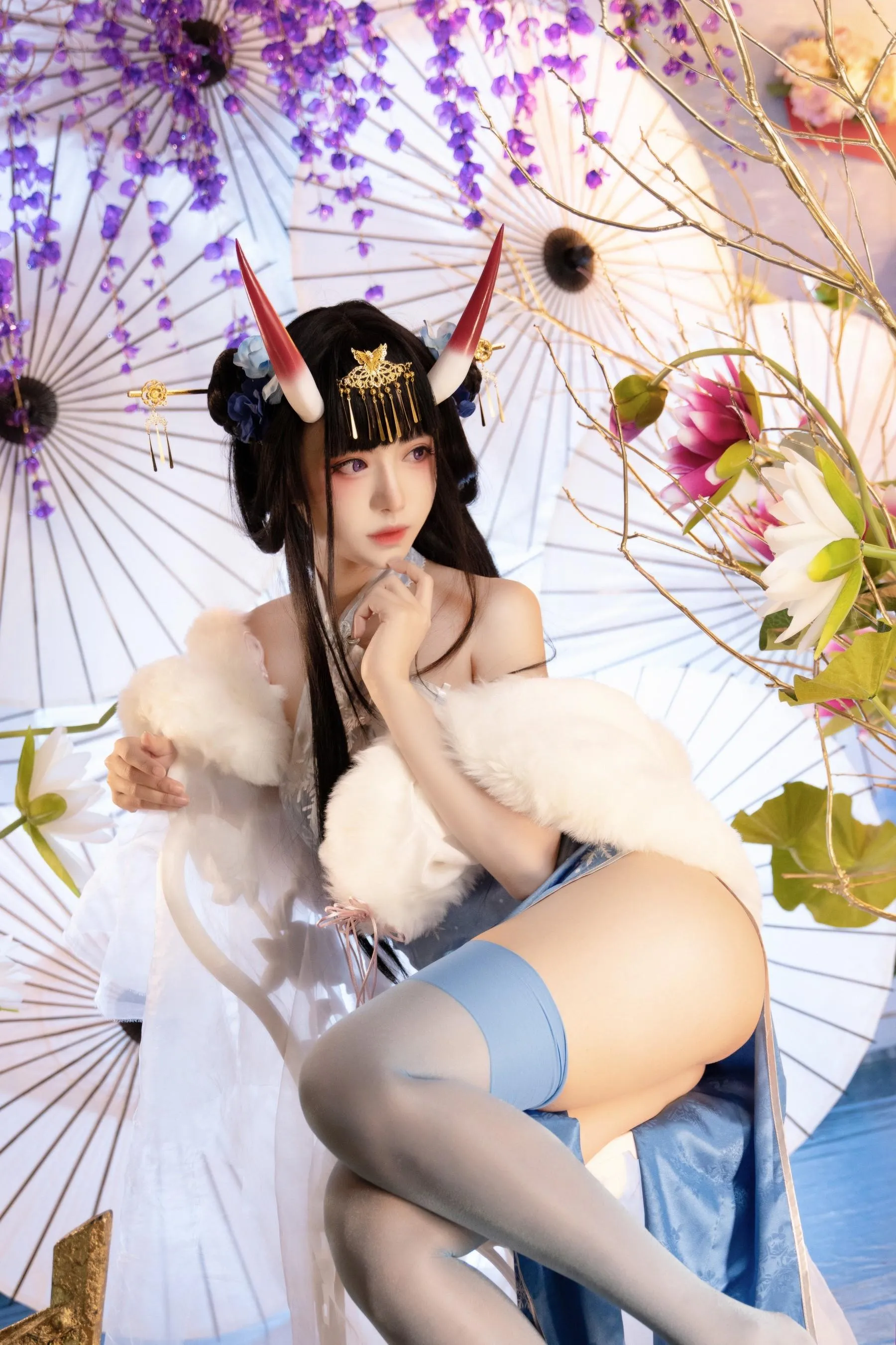 Shika小鹿鹿 – NO.75 能代旗袍 [20P]插图6